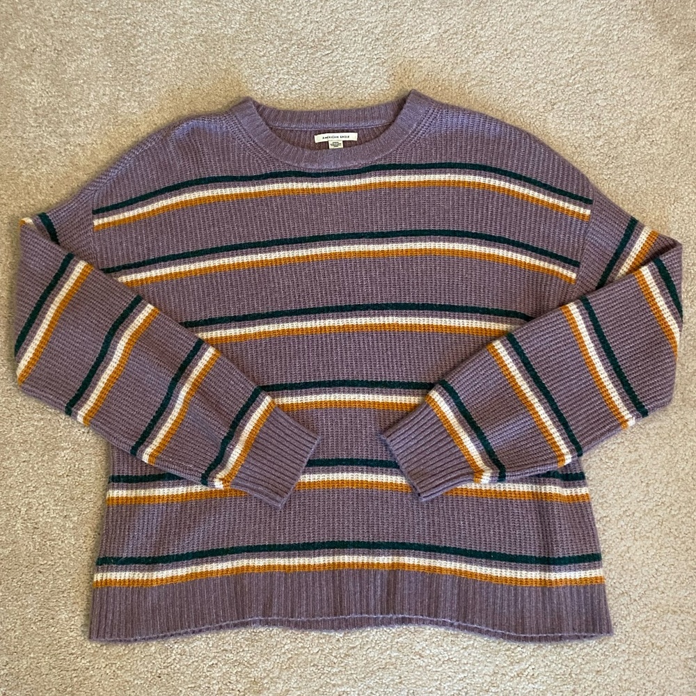 American Eagle Striped Sweater